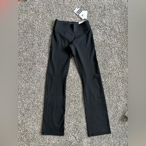 NWT Adidas Climalite Black Wide‎ Leg Yoga Pants Size Small